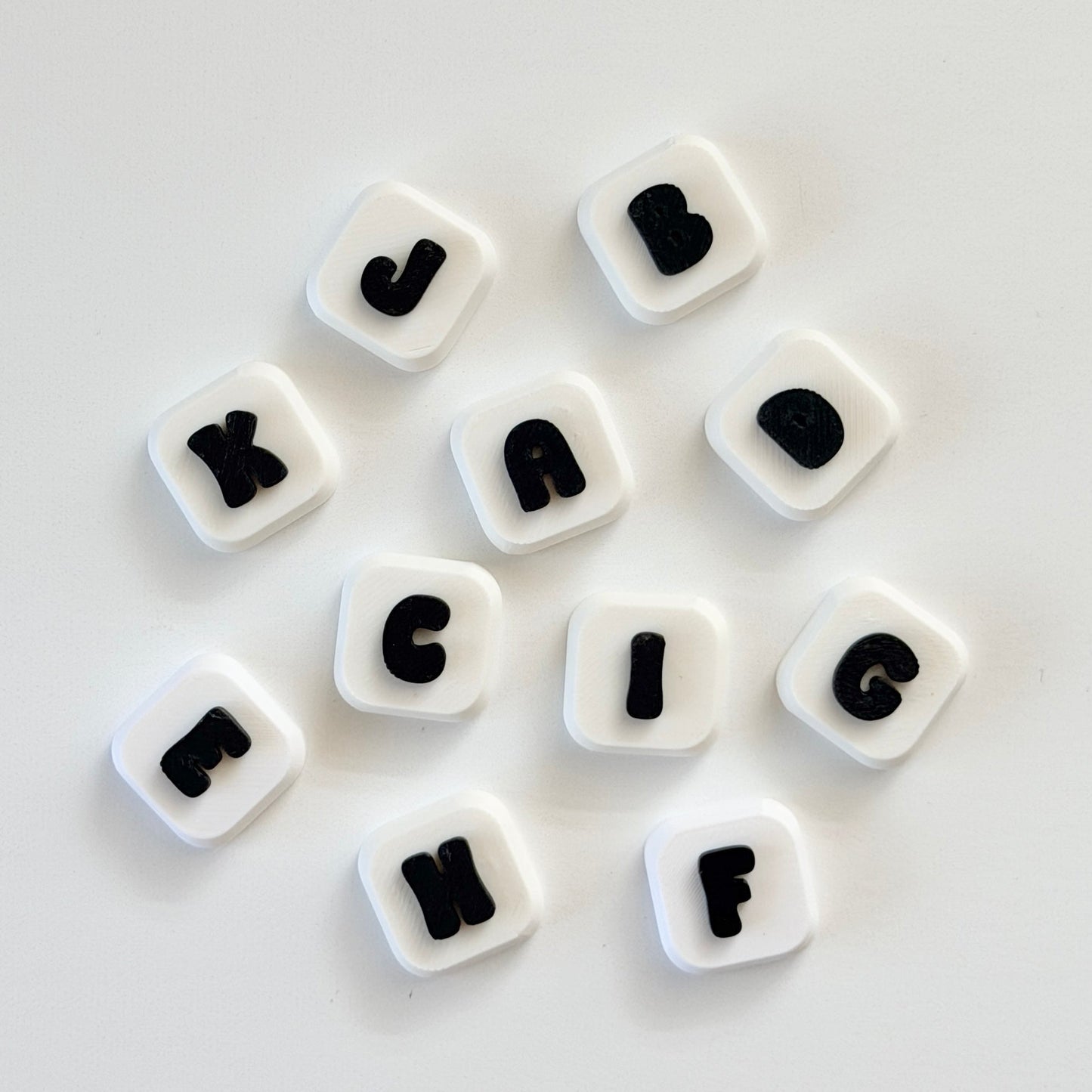 Pick It Click It Bar — -Piece 2x4 - 8pc Customizable Clicker Set | Choose Your Own Custom Printed Tiles | DIY Fidget Block