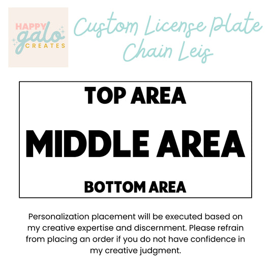 POG Graduation Chain Lei CUSTOM