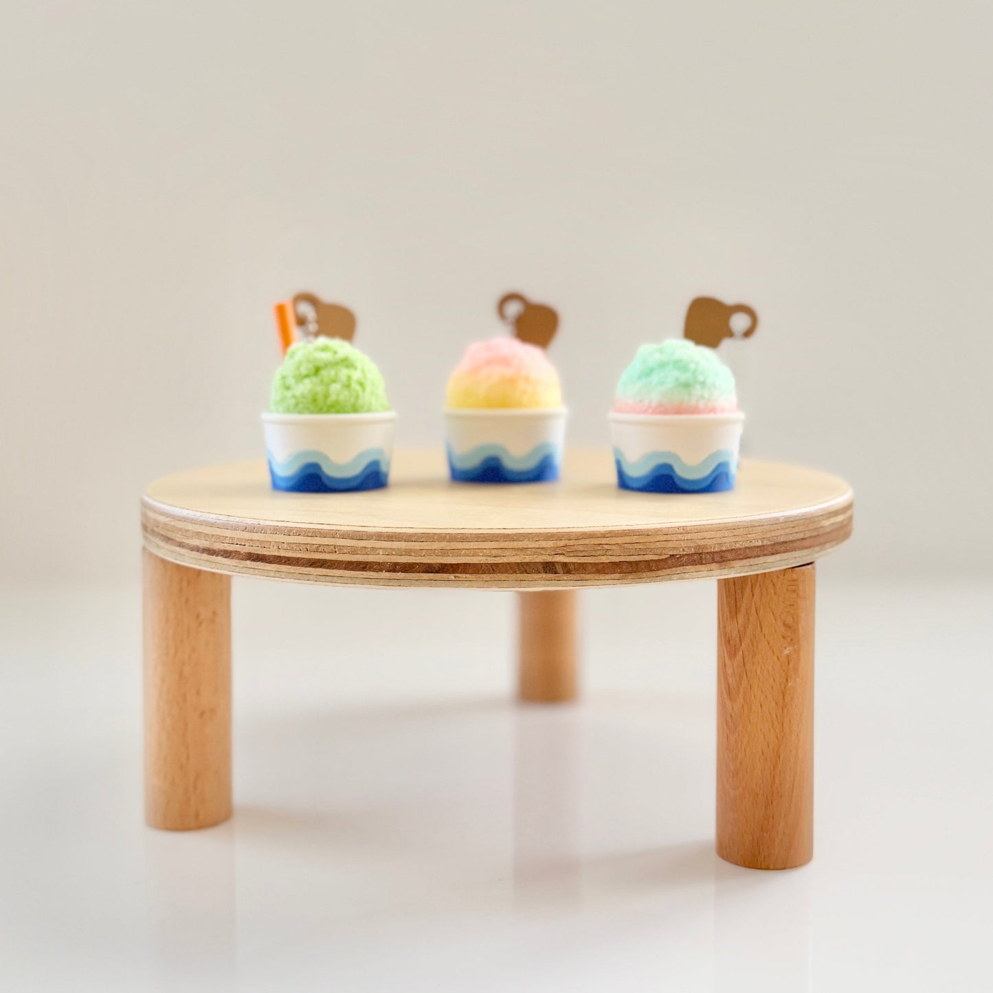 Shave Ice Fidget Clicker Keychain — Choose Your Color & Style | Hawaii Snow Cone Clicker Toy
