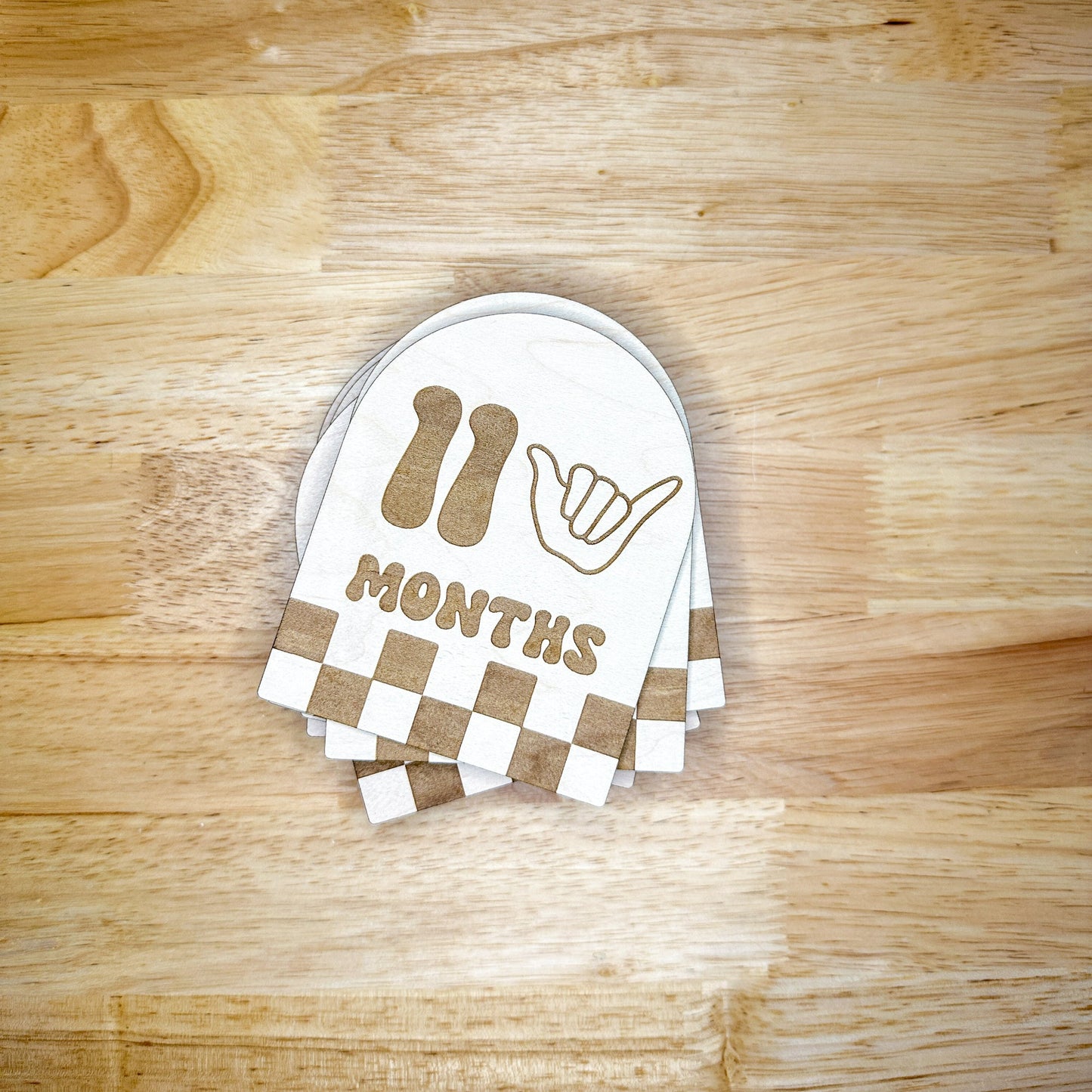 Baby Monthly Milestone Markers - Retro/Skater Vibes