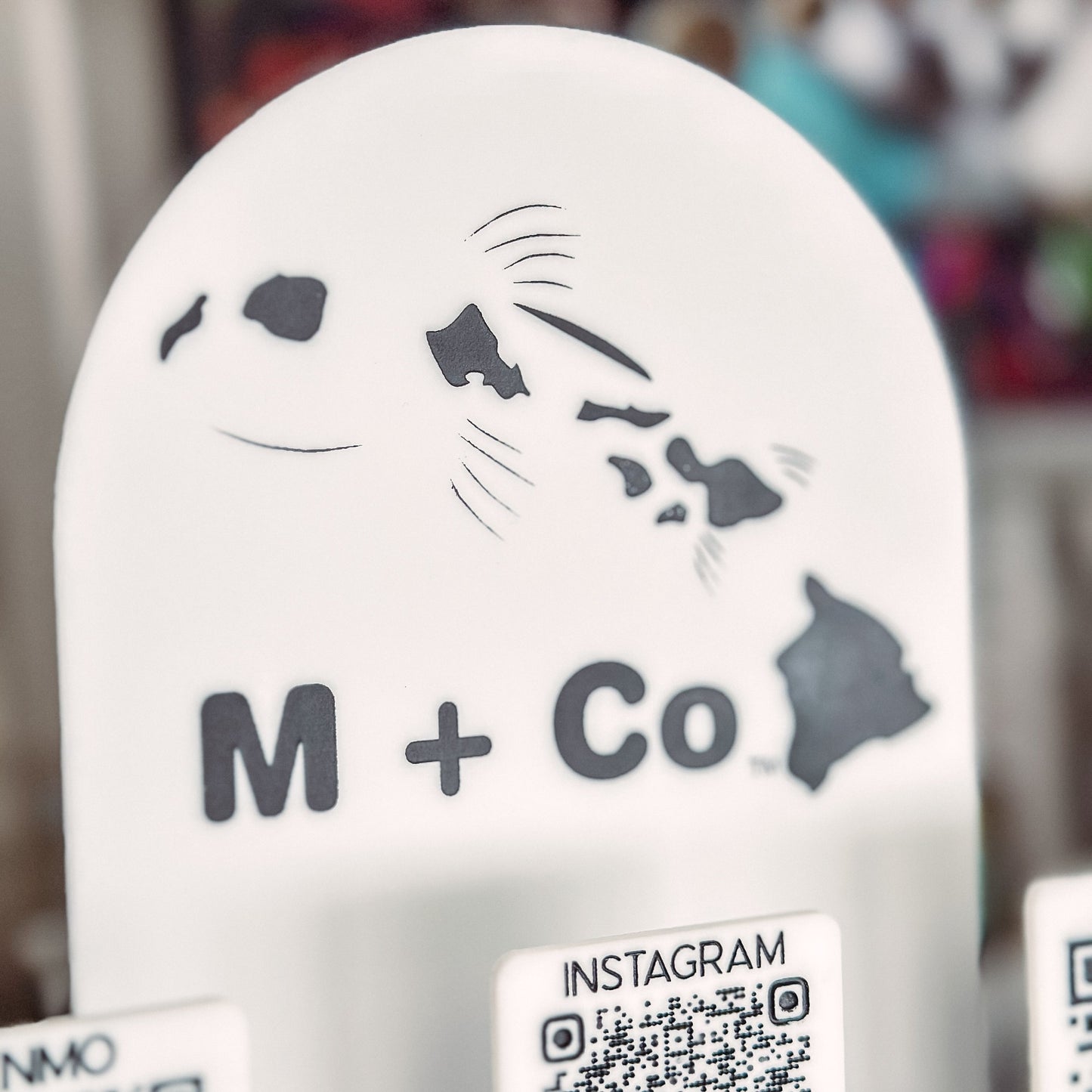 Custom Acrylic QR Code Business Sign Display – Social Media, Website & Payment Links | Personalized Branding for Small Businesses - 3 QR Codes