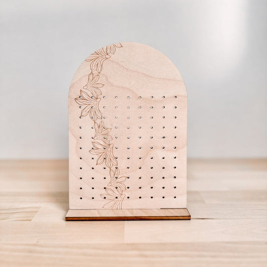 Naupaka Wooden Earring Stand