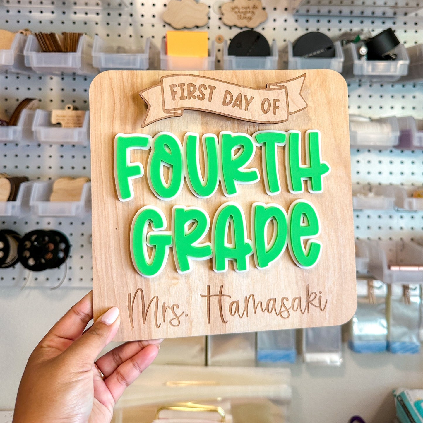 Teacher First-Last Day Sign