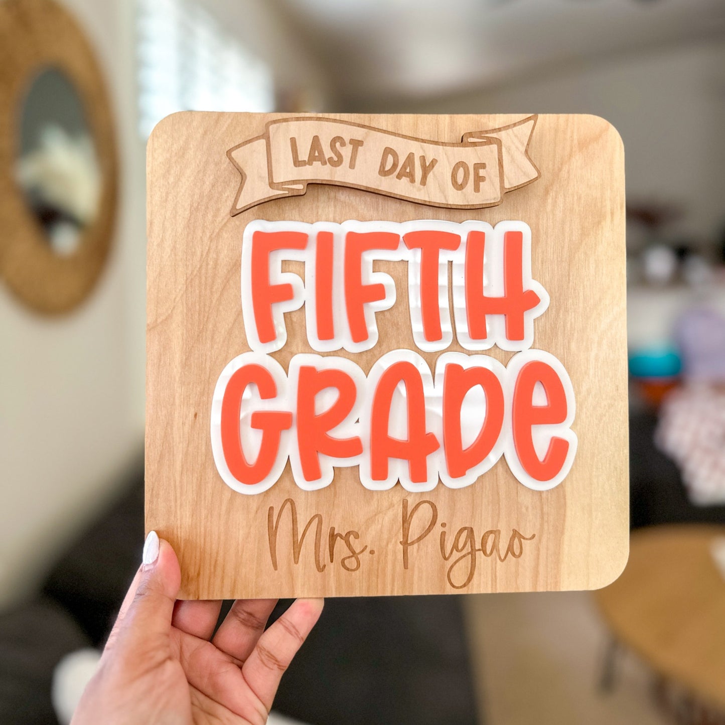 Teacher First-Last Day Sign
