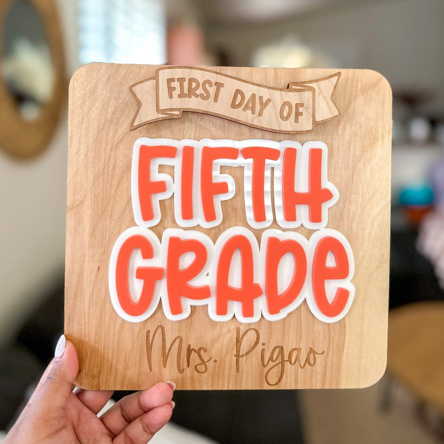 Teacher First-Last Day Sign