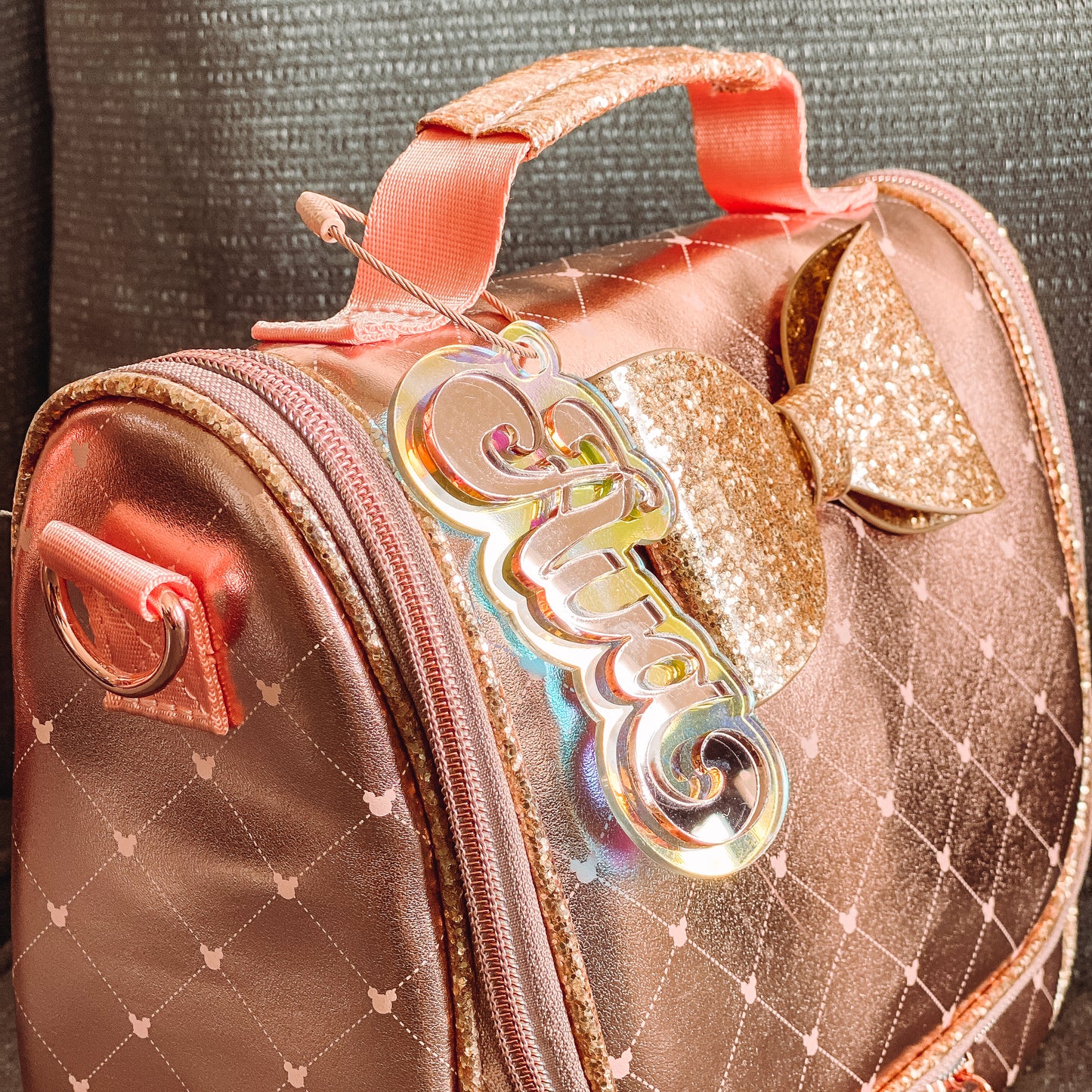 Personalized Iridescent Name Keychain