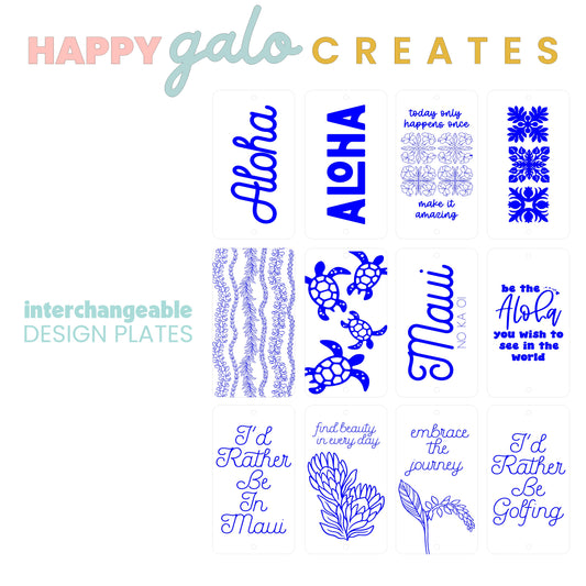Interchangeable Plates for Perpetual Calendar
