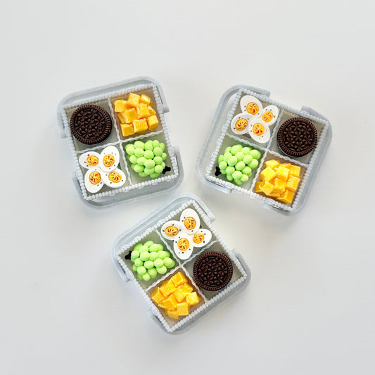 Kawaii Picnic Box Fidget Clicker — Choose Your Spread | Miniature Food Clicker Toy