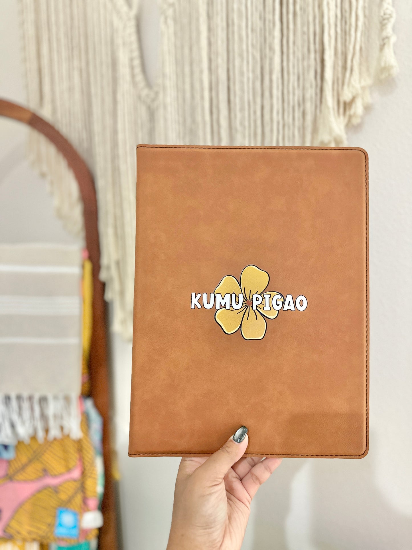 Custom Faux Leather Notebook