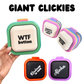 Giant Clickies | Oversized Fidget Clicker | Sensory Desk Toy