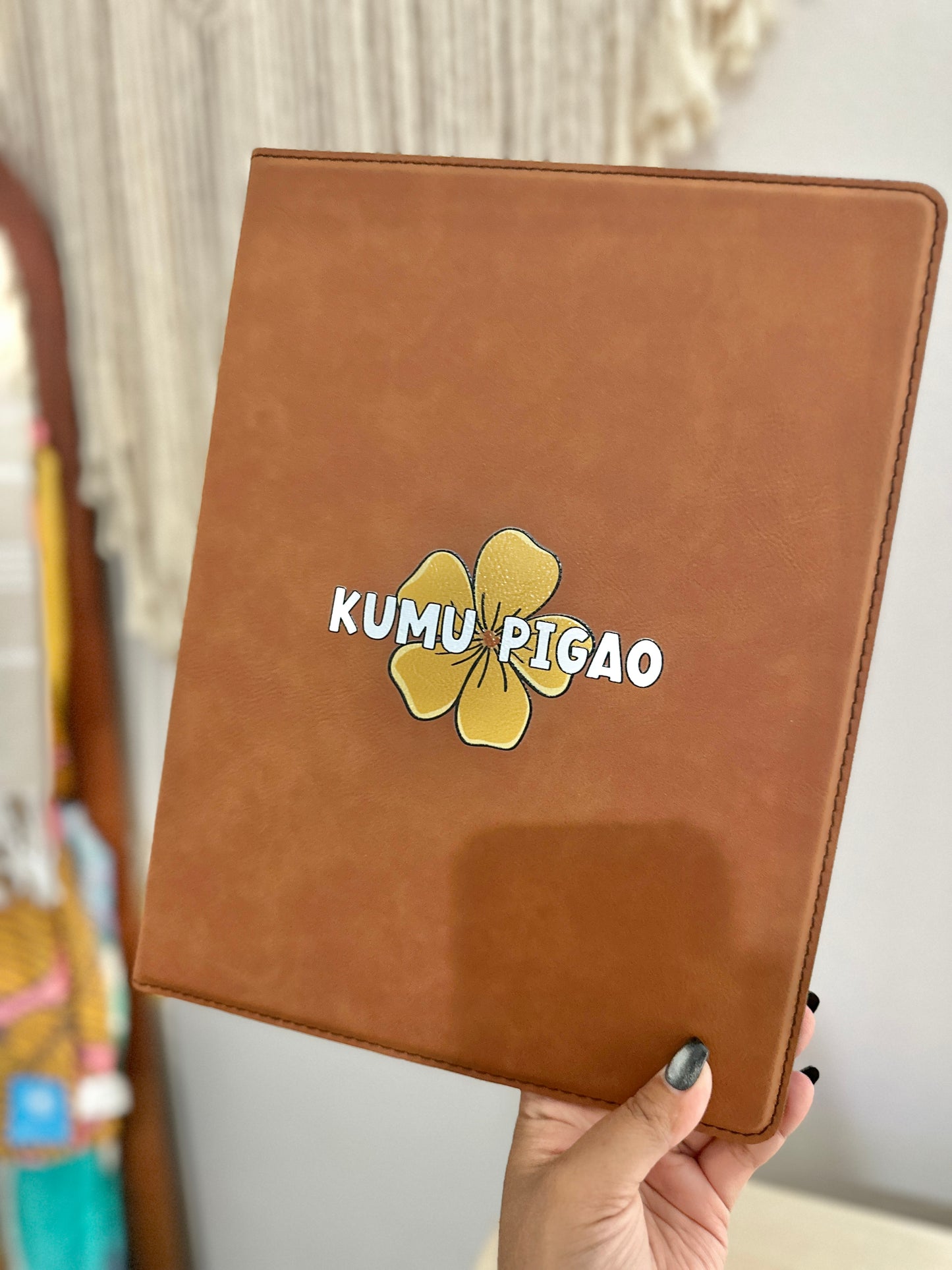 Custom Faux Leather Notebook