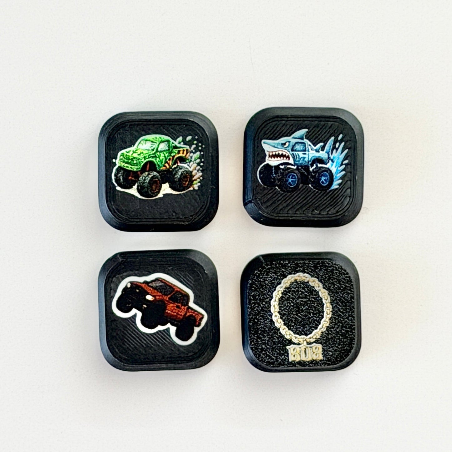 Pick It Click It Bar — 5-Piece Customizable Clicker Set | Choose Your Own Custom Printed Tiles | DIY Fidget Bar