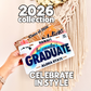 Congratulations Graduate License Plate Sign – Hibiscus Leopard | Class of 2026 (Personalized Name)