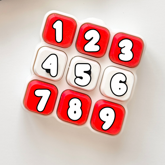 Pick It Click It Bar — 9-Piece 3x3 Customizable Clicker Set | Choose Your Own Custom Printed Tiles | DIY Fidget Block