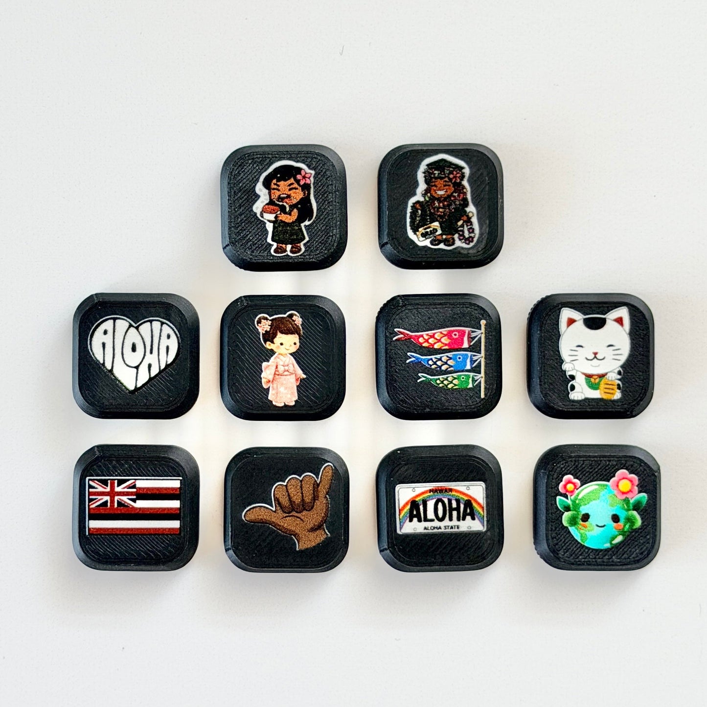 Pick It Click It Bar — 5-Piece Customizable Clicker Set | Choose Your Own Custom Printed Tiles | DIY Fidget Bar