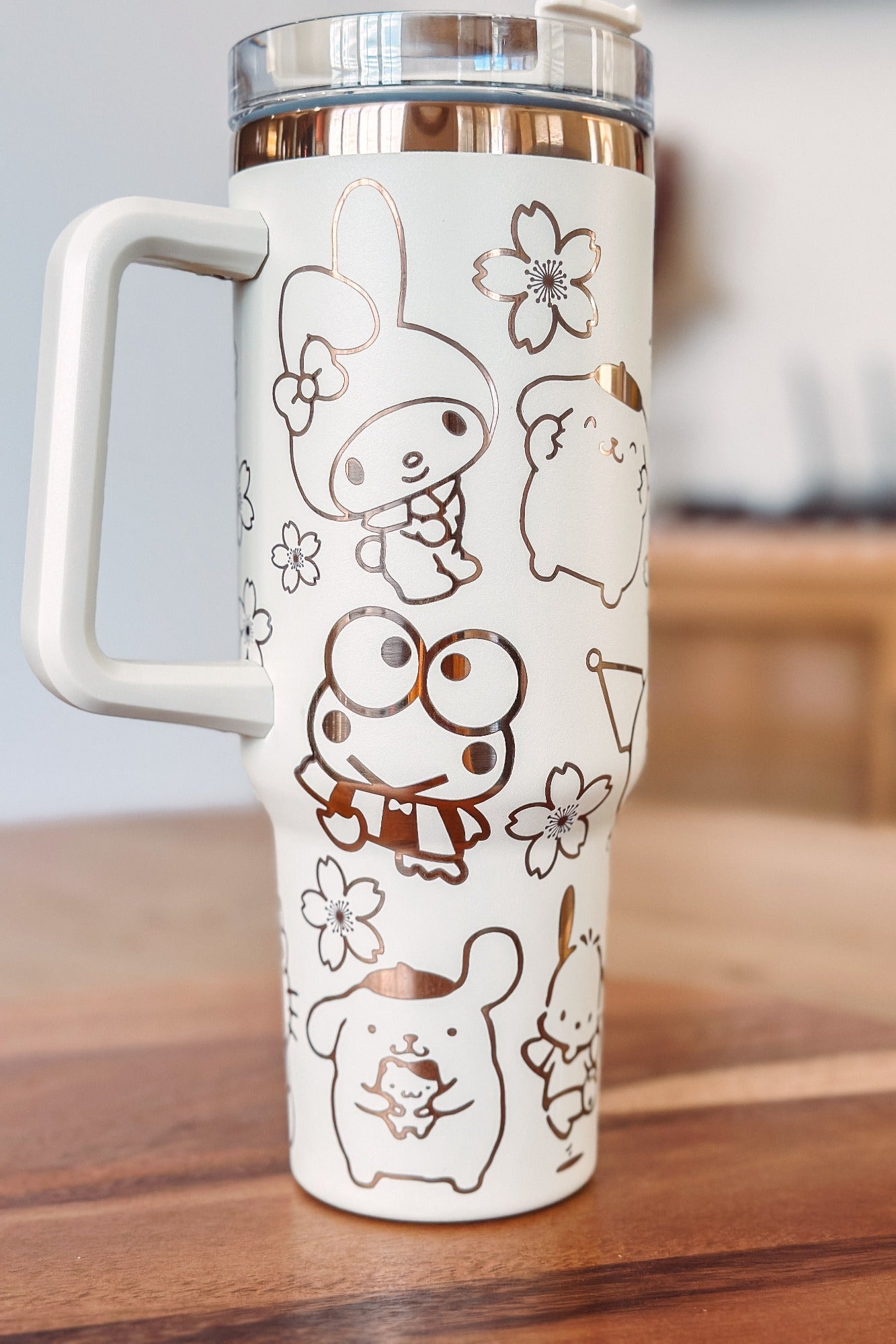 40oz Copper Sanrio - Hello Kitty - Kuromi -  Engrave