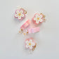 Sakura Cherry Blossom Fidget Clicker Keychain — Kawaii Handheld Clicker Toy