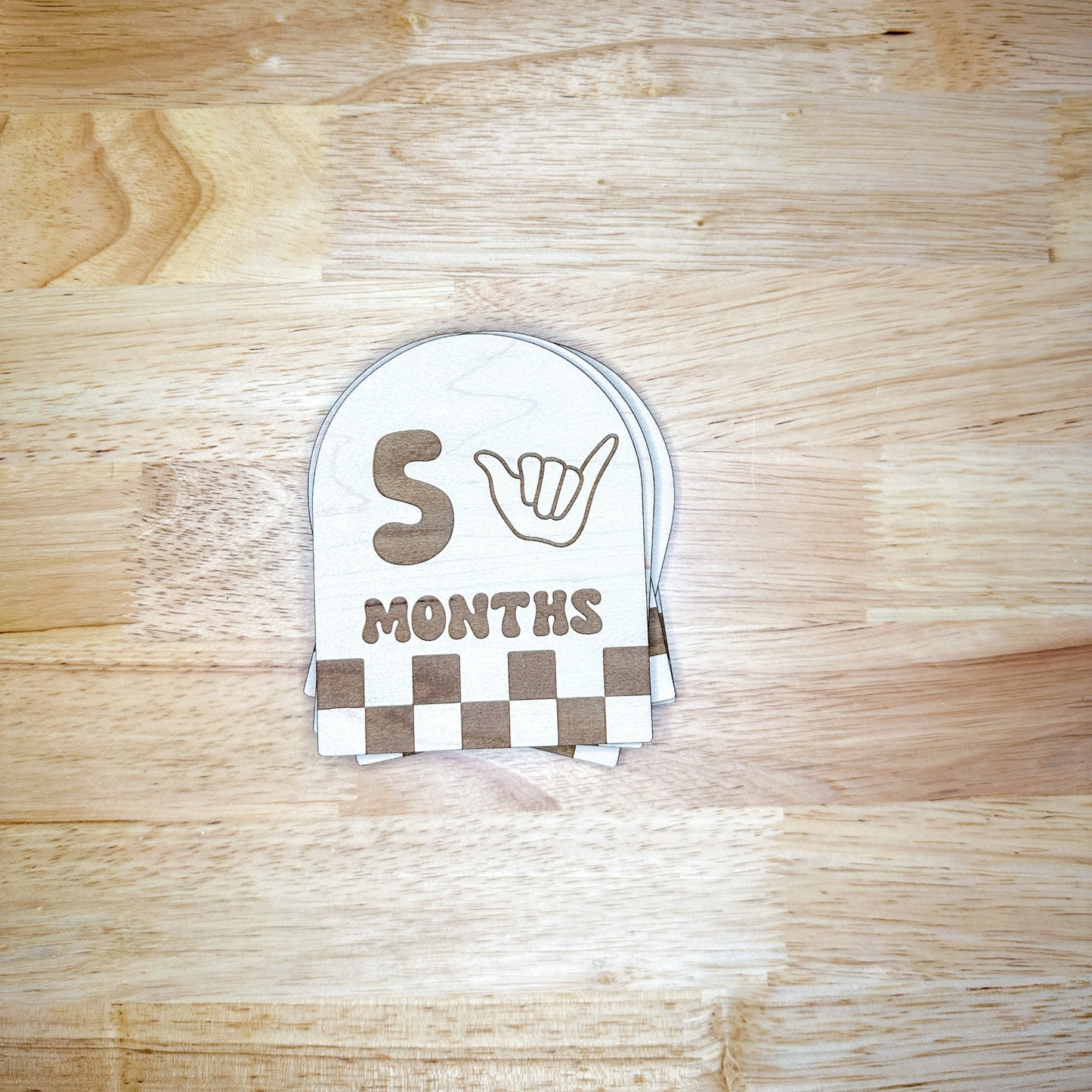 Baby Monthly Milestone Markers - Retro/Skater Vibes