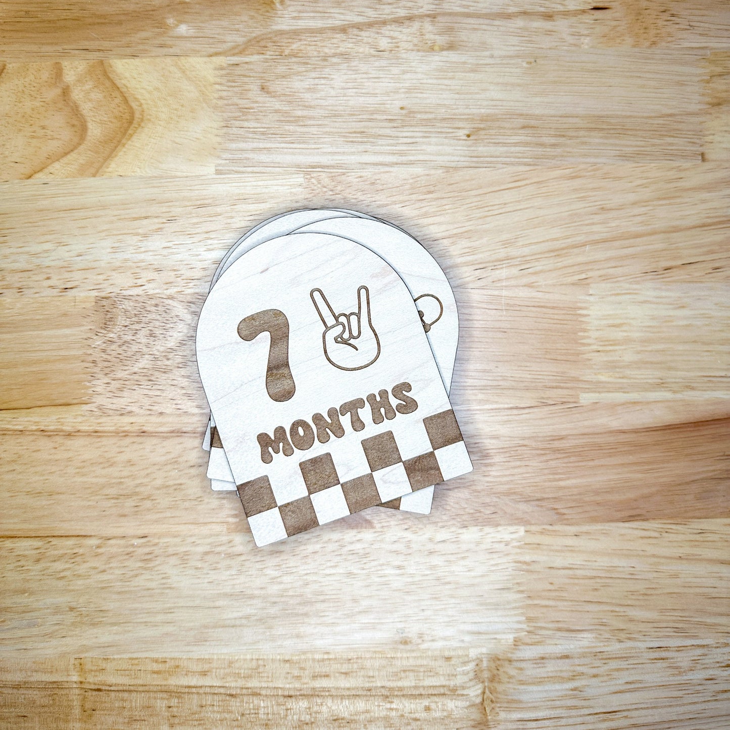 Baby Monthly Milestone Markers - Retro/Skater Vibes