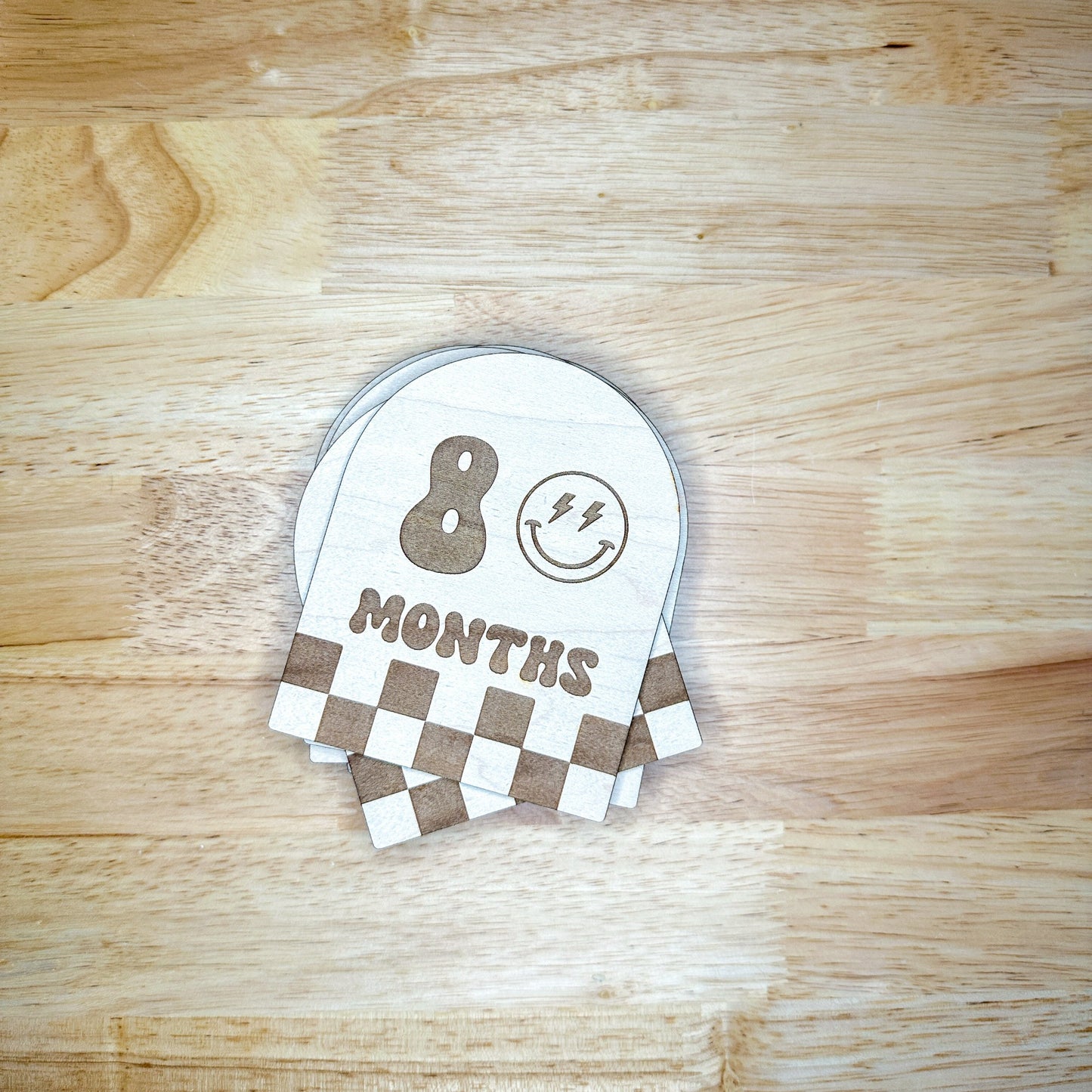 Baby Monthly Milestone Markers - Retro/Skater Vibes