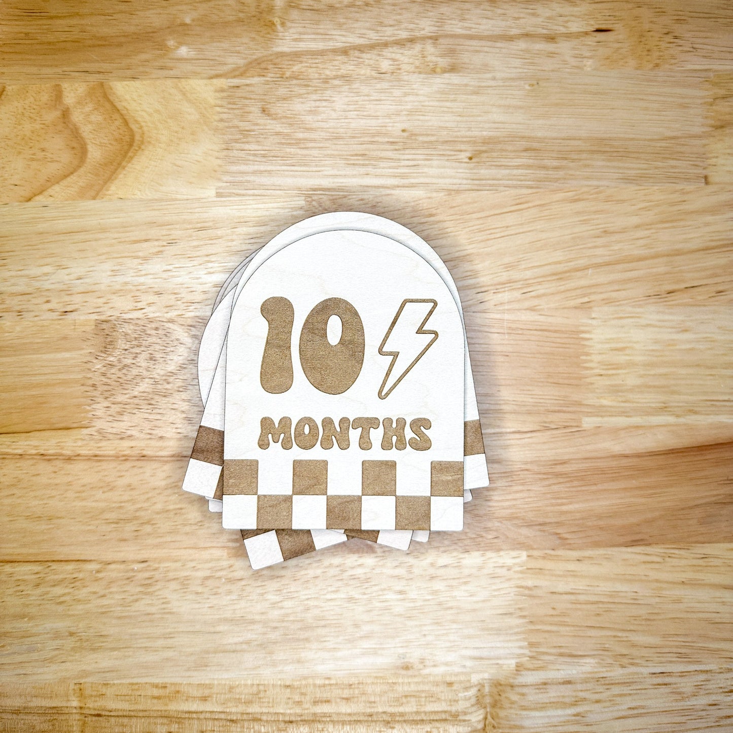 Baby Monthly Milestone Markers - Retro/Skater Vibes
