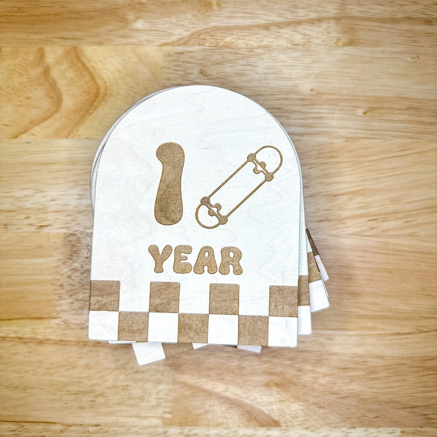 Baby Monthly Milestone Markers - Retro/Skater Vibes