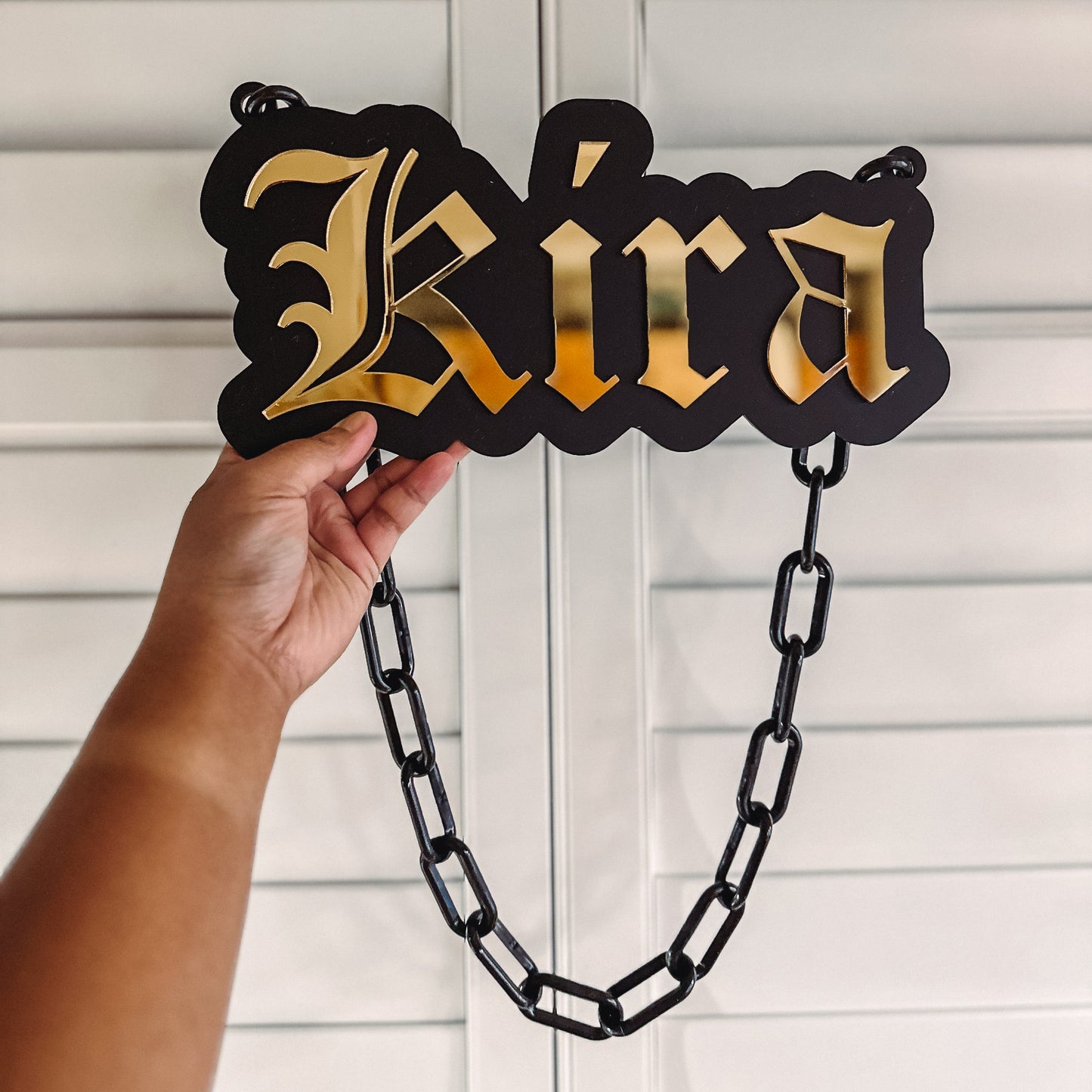 Acrylic Name Chain Lei - Graduation - Birthday - CUSTOM