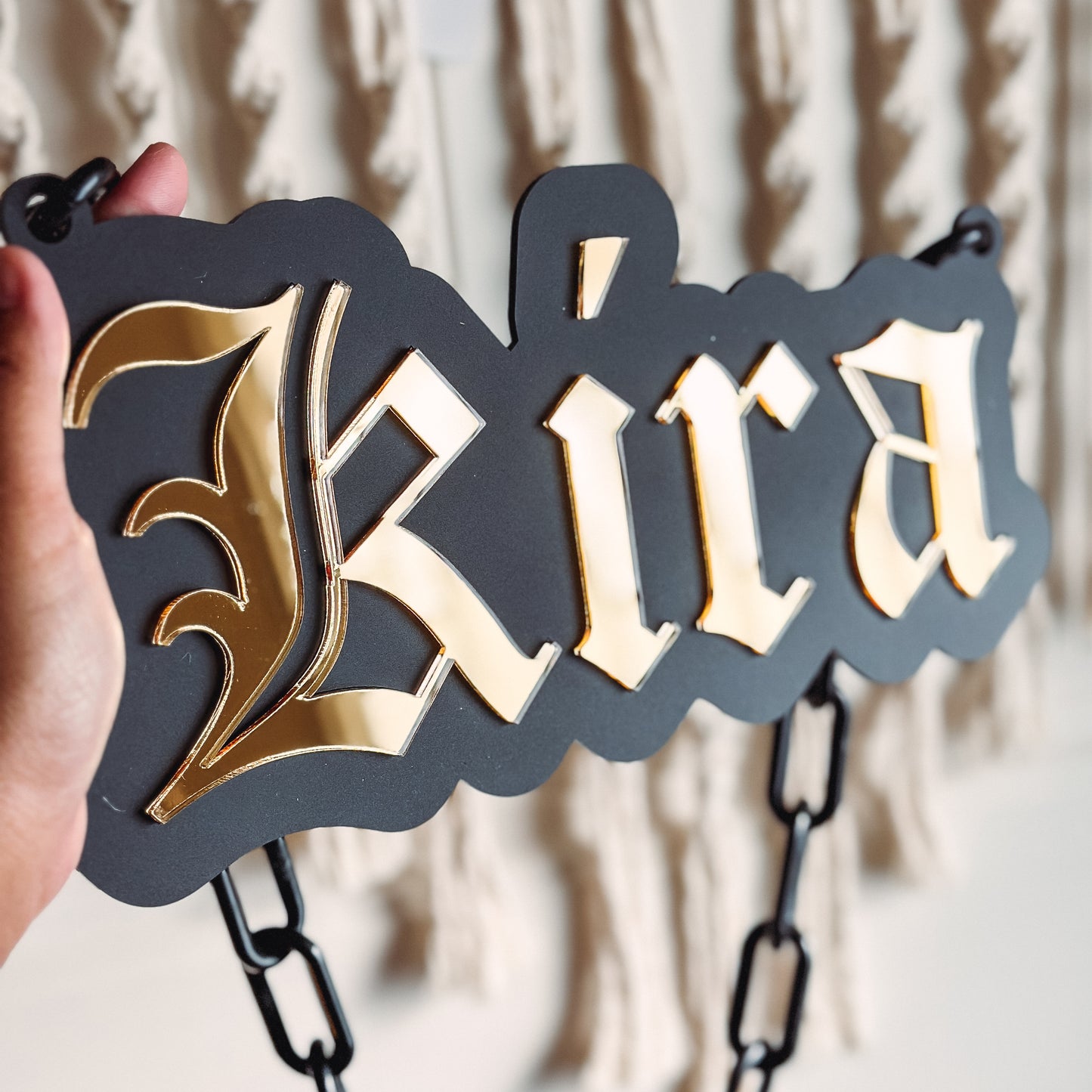 Acrylic Name Chain Lei - Graduation - Birthday - CUSTOM