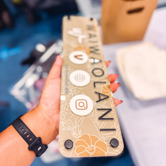 Custom Acrylic NFC Tap Sign