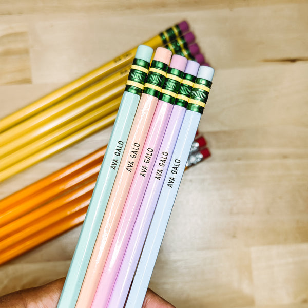 Back to School Personalized Inspirational Saying Pencils for Kids –  Designodeal