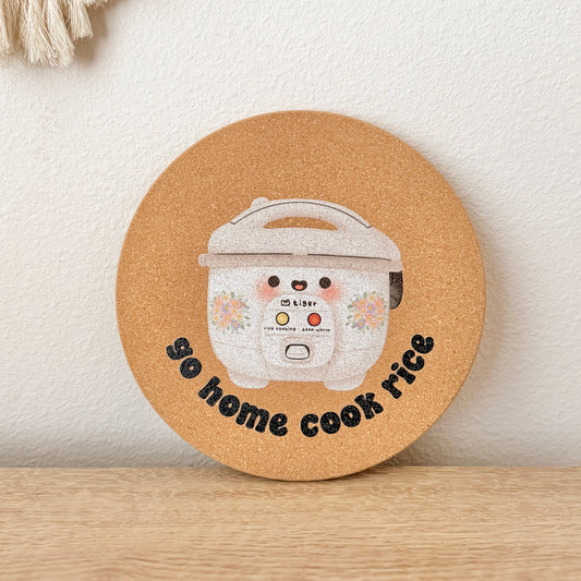 Cork Trivet – 8” Round Heat-Resistant Trivet