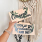 Congrats You Faka Wood Chain Lei – Funny Graduation Gift