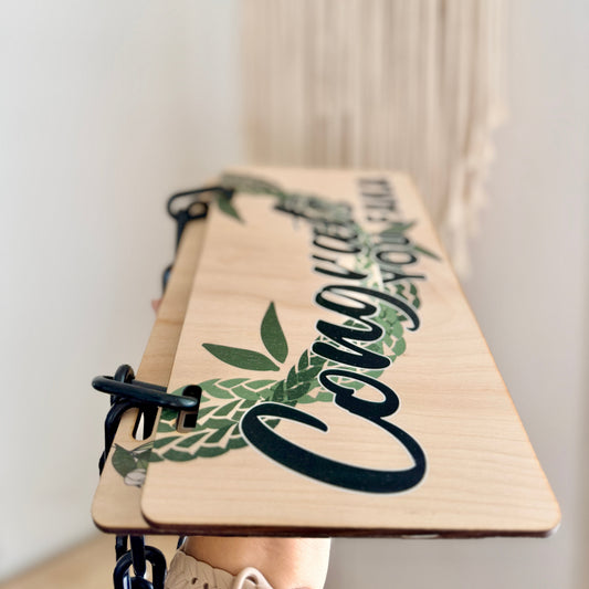 Congrats You Faka Wood Chain Lei – Funny Graduation Gift