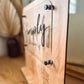 Social Media Sign - Wood & Acrylic