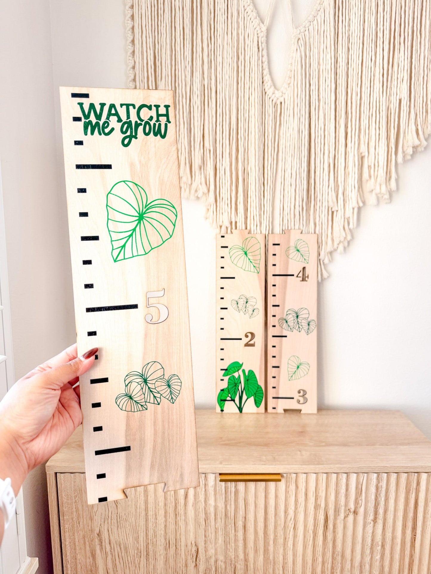 Keiki Kalo Growth Chart – Wooden Height Ruler for Kids