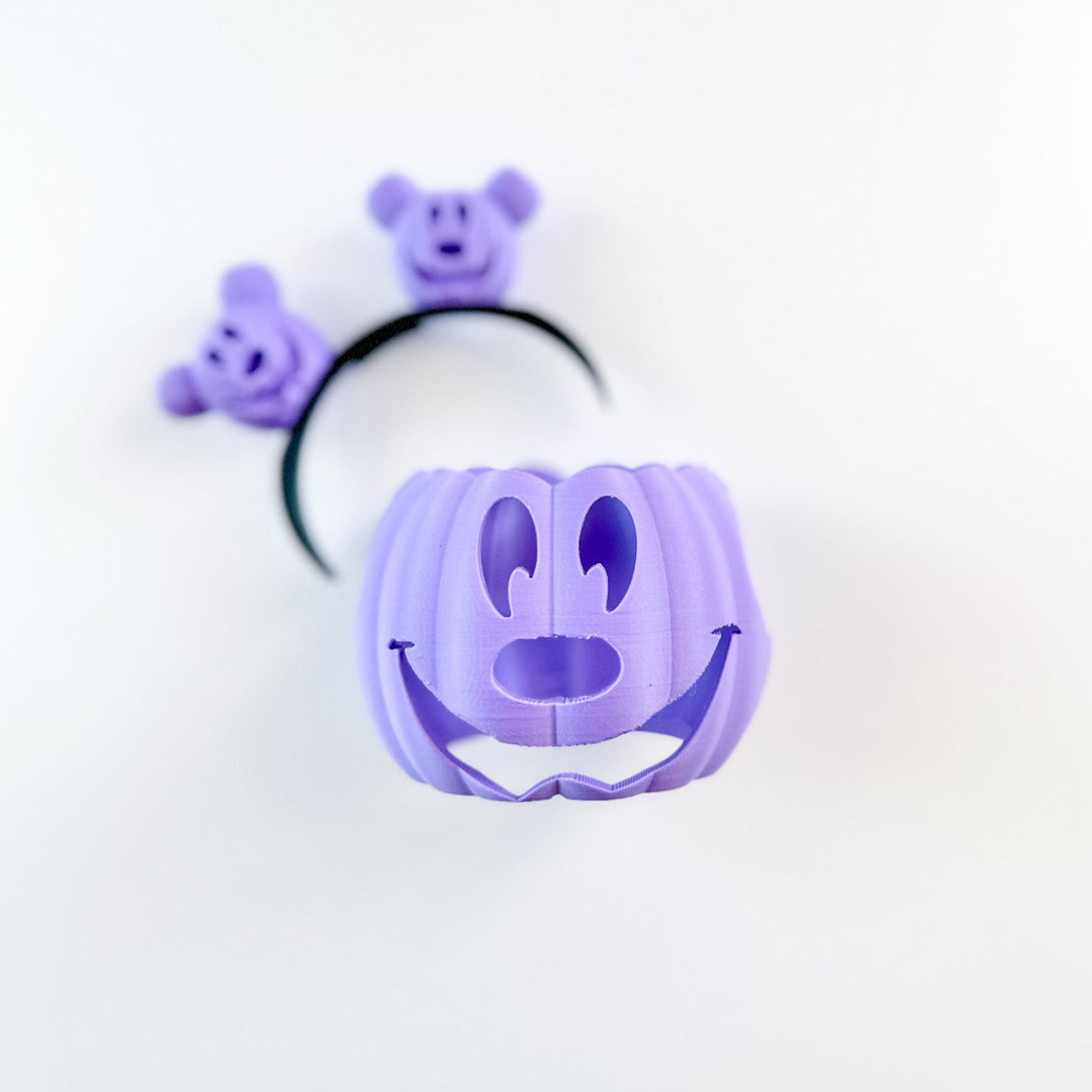 Pumpkin-Inspired Labubu Doll Headband and Clothing Set – 3D Printed Halloween Jack-o’-Lantern Collectible Accessories