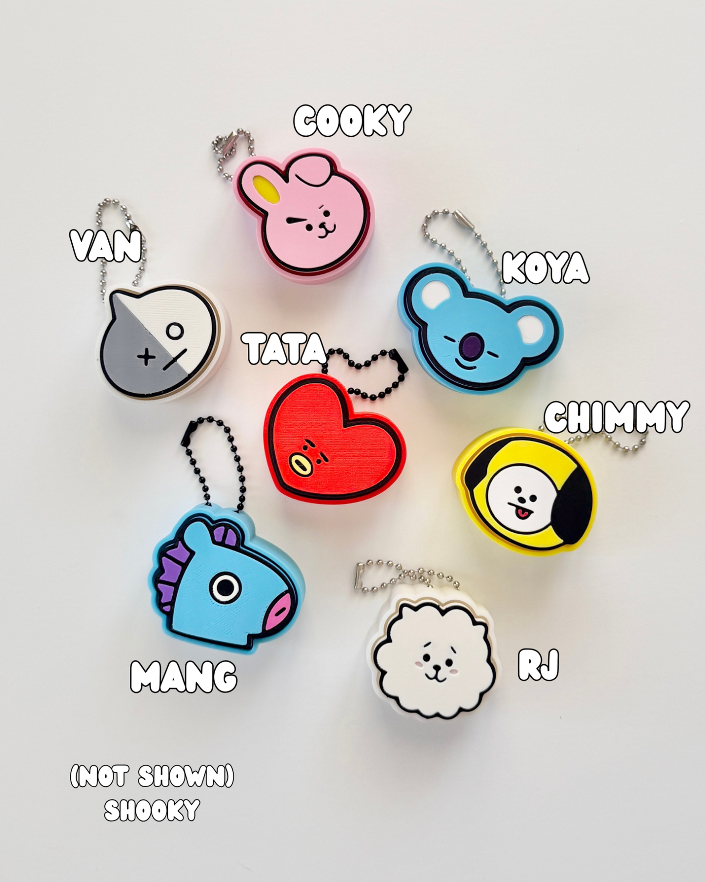 K-Pop Character Fidget Clicker Keychain | Fan-Inspired Collectible