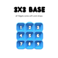 Pick It Click It Bar — 9-Piece 3x3 Customizable Clicker Set | Choose Your Own Custom Printed Tiles | DIY Fidget Block