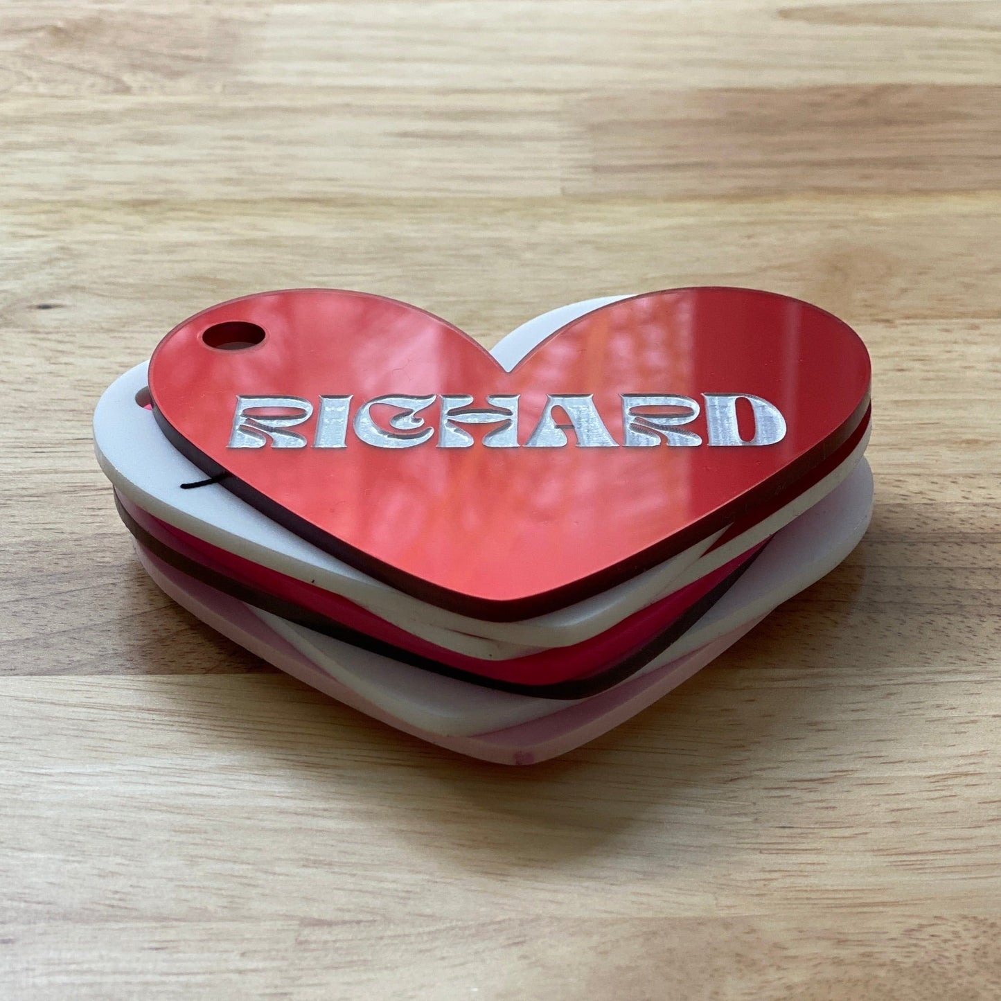 Personalized Valentines Basket Tag
