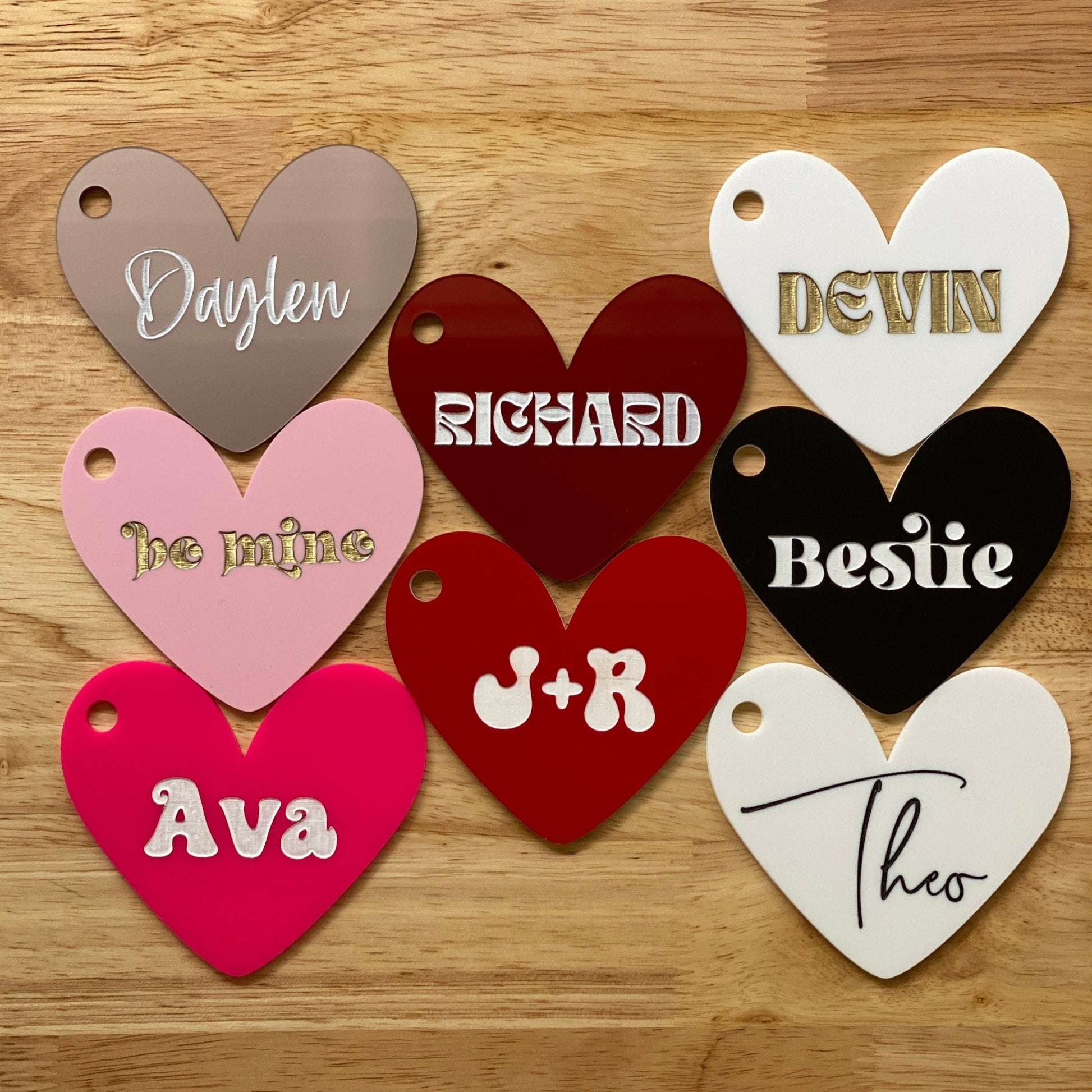 Personalized Valentines Basket Tag